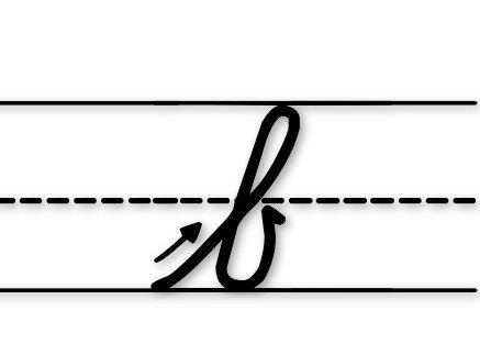 Cursive Writing Letter B - Free Worksheets